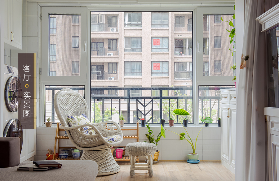 宝山区88平法式公寓装修，浪漫二人世界